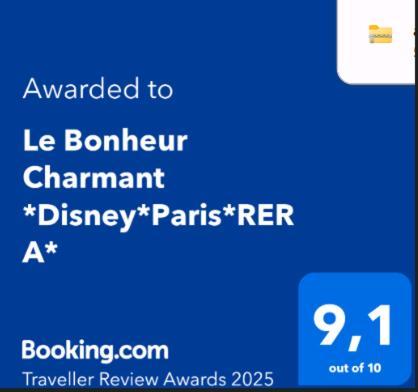 Le Bonheur Charmant *Disney*Paris*Rer A* Bussy-Saint-Georges Bagian luar foto